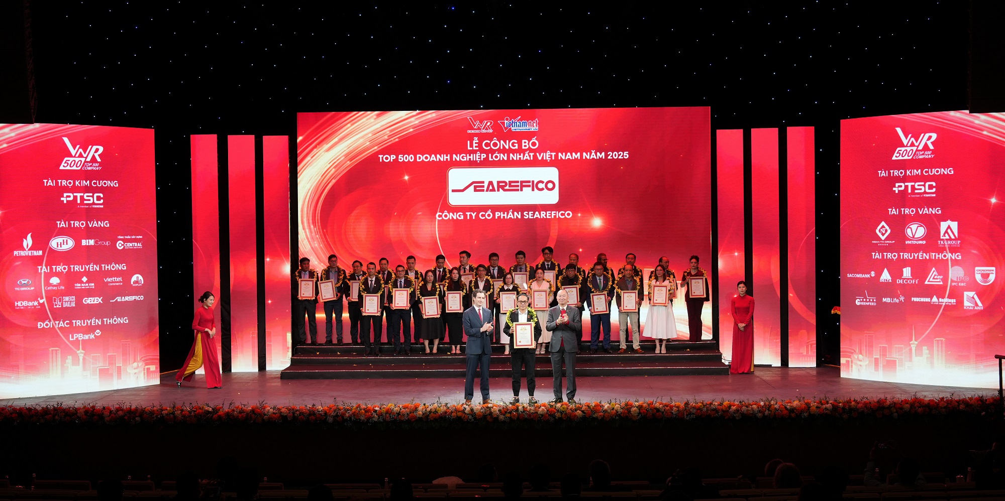 Searefico (Hose: SRF) - 14 Năm Liên Tiếp Được Vinh Danh Trong Top 500 Doanh Nghiệp Tư Nhân Lớn Nhất Việt Nam (VNR500)